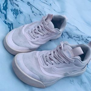 Vans light pink athletic shoes